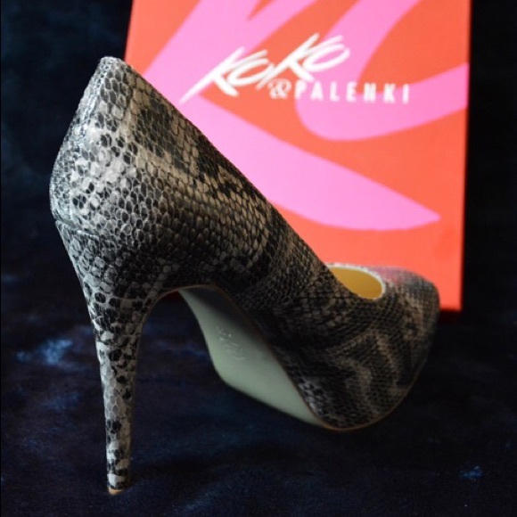 Snake Skin Heels - Picture 4 of 4